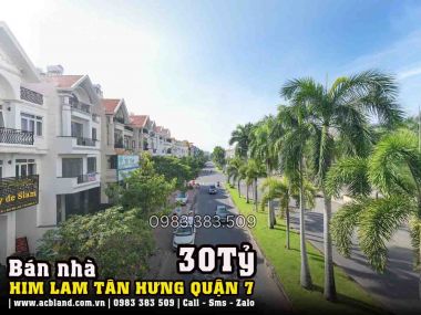 Bán Nhà Mặt Tiền Đường D1 Khu dân cư Him Lam Tân Hưng Quận 7 - 35753933